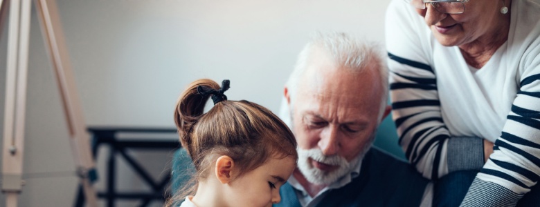 Grandparents caring for a younger loved one